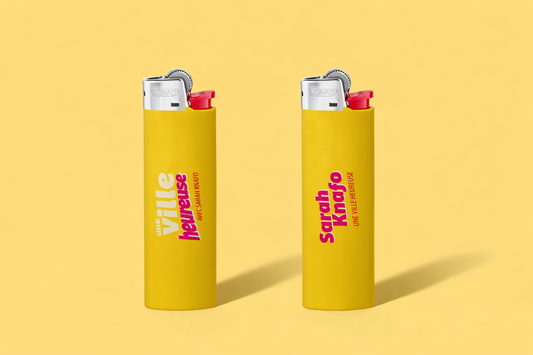 Petit briquet BIC Une ville heureuse avec Sarah Knafo